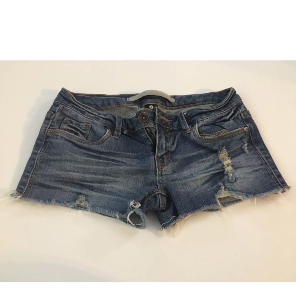 Refuge Distressed Denim Shorts Size 1